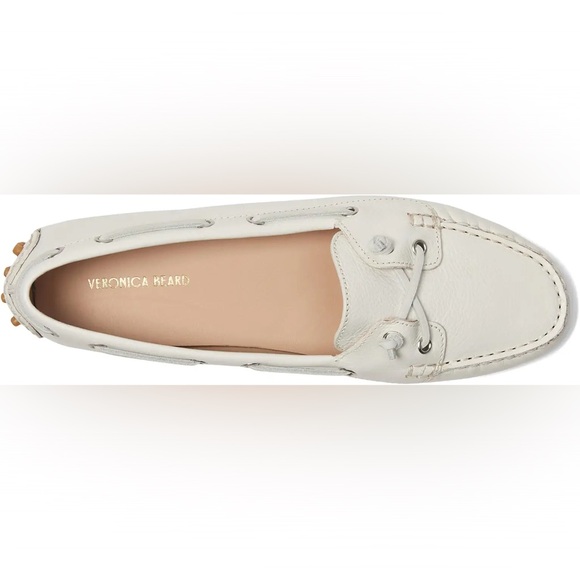 Veronica Beard Jia Boater Loafer in Coconut - Picture 3 of 6